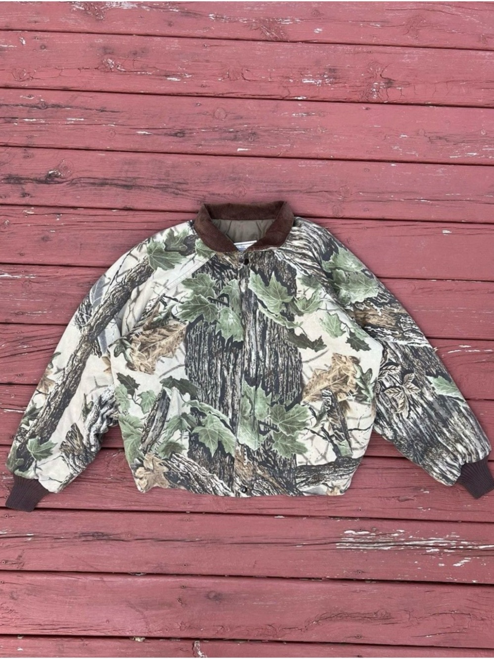 Walls Camouflage Outdoor Jacket - Green & Brown